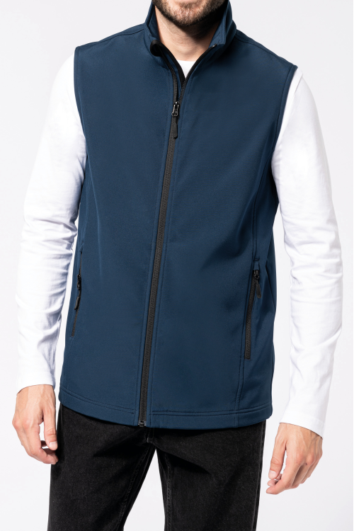 Bodywarmer softshell écoresponsable 2 couches unisexe