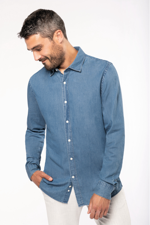 Chemise denim homme