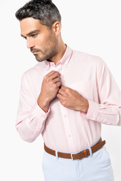 Chemise Oxford manches longues