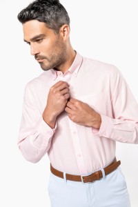 Chemise Oxford manches longues
