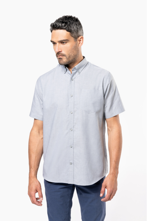 Chemise Oxford manches courtes
