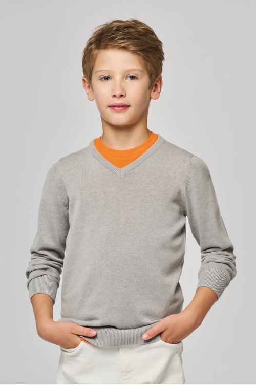 Pull col V enfant