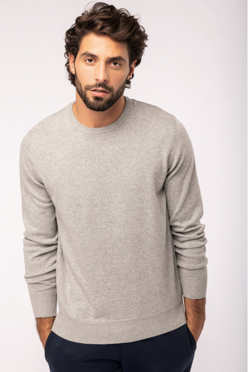 Pull écoresponsable col rond homme