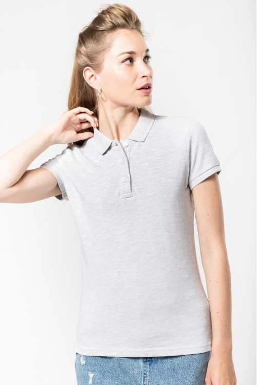 Polo vintage manches courtes femme