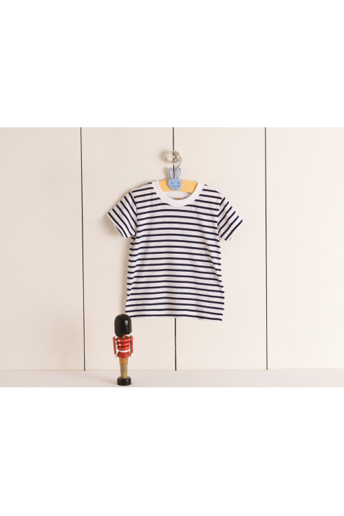 T-shirt rayé manches courtes