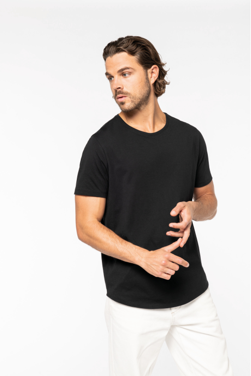 T-shirt bas arrondi homme
