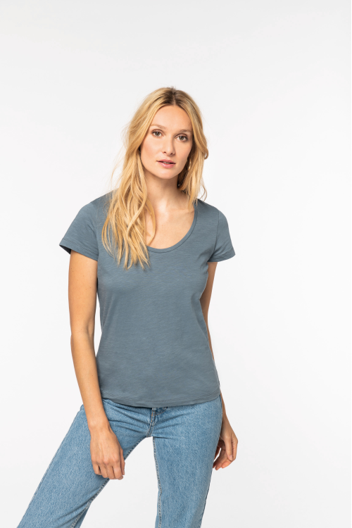 T-shirt slub femme
