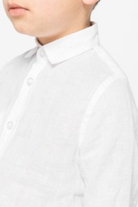 Chemise en lin garçon