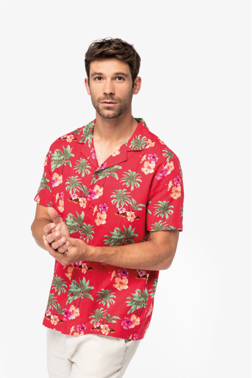 Chemise imprimé hawaïen homme
