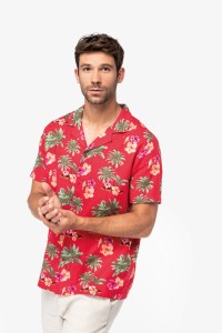 Chemise imprimé hawaïen homme