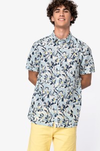 Chemise imprimé côtier homme