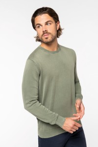 Pull col rond homme