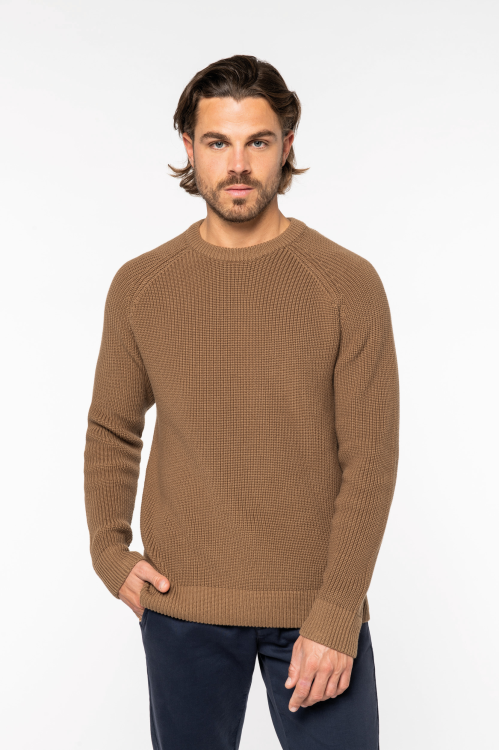 Pull à grosses mailles homme