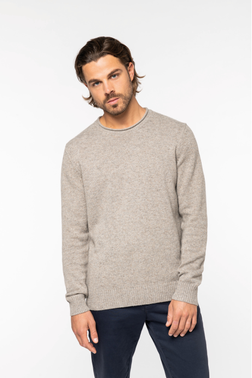 Pull en laine mérinos responsable homme