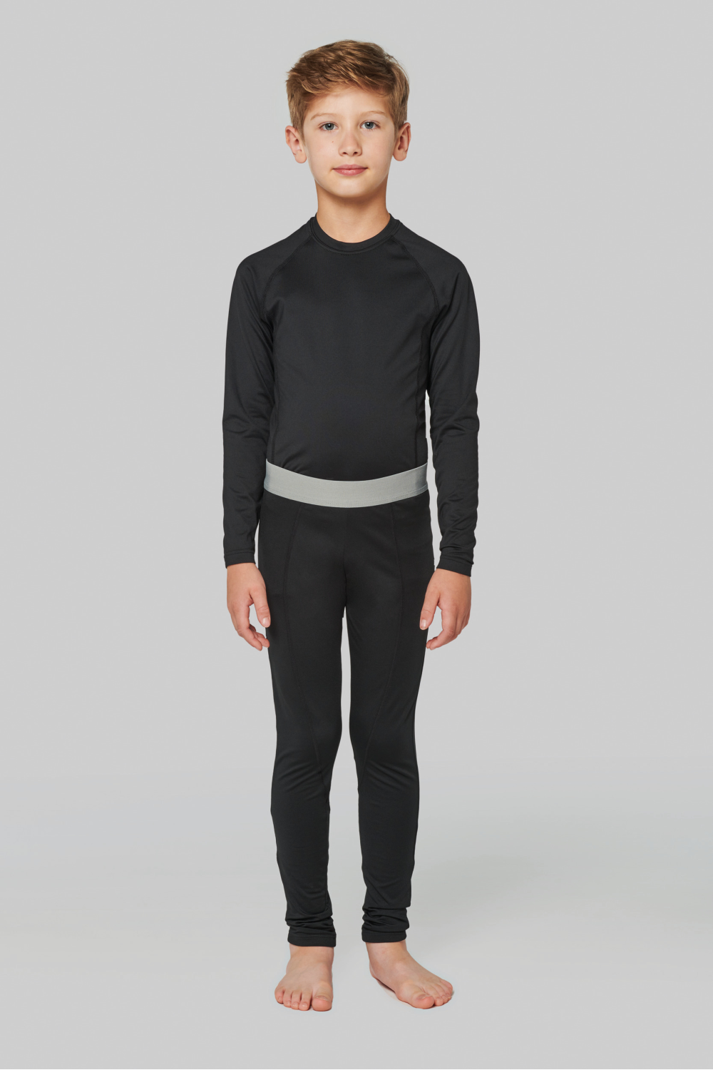 T-shirt double peau sport manches longues enfant