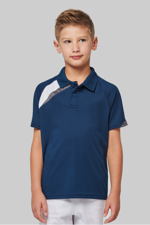 Polo de sport manches courtes enfant
