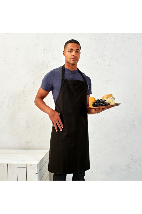 Tablier à bavette recyclé et biologique