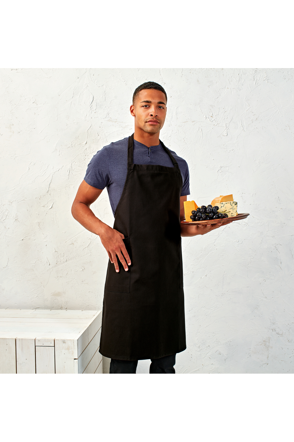 Tablier à bavette recyclé et biologique