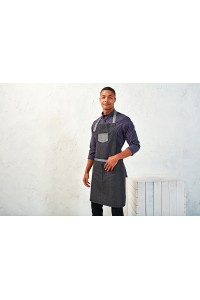 Tablier Denim à bavette "Domain"