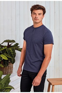 T-shirt col boutonné écoresponsable homme " Comis"