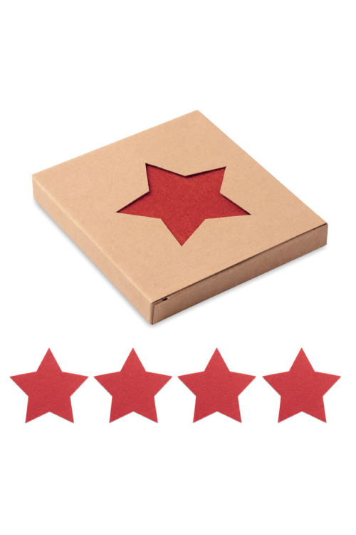 Sous verres en feutre RPET