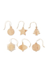 Décorations de Noël en bois