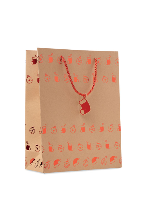Sac cadeau en papier à motifs