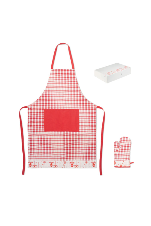 Set de cuisine de Noël 200 gr/m²