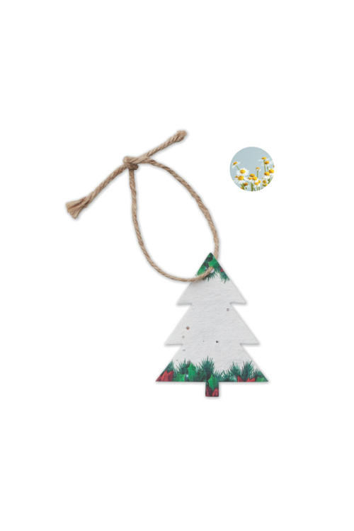 Décoration en papier semences