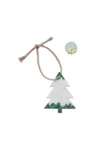 Décoration en papier semences