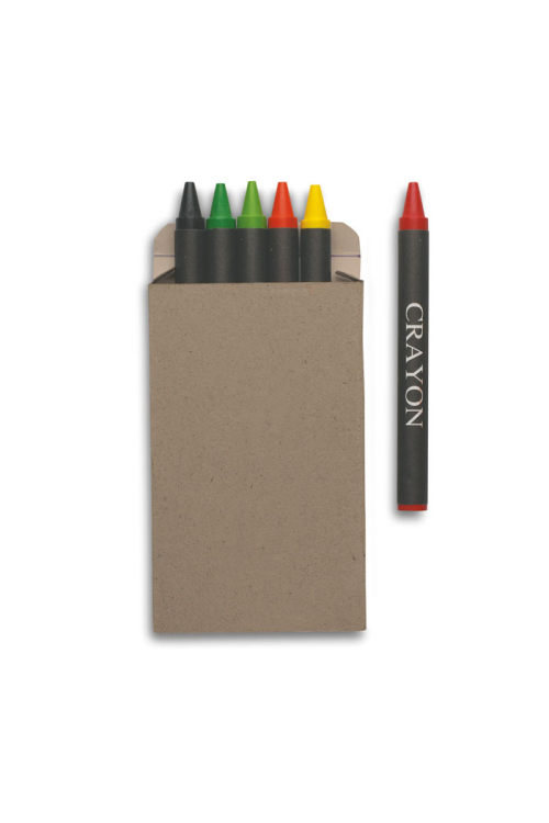 Etui 6 crayons cire