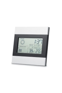 Station météo noire et argent