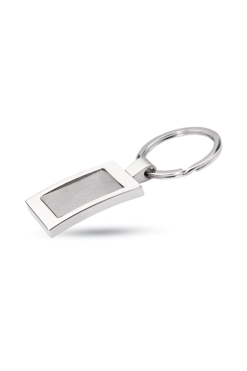 Porte-clés rectangulaire métal