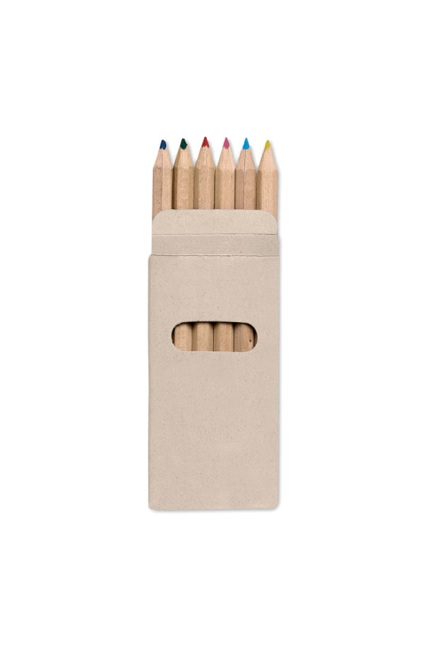 6 Crayons de couleur