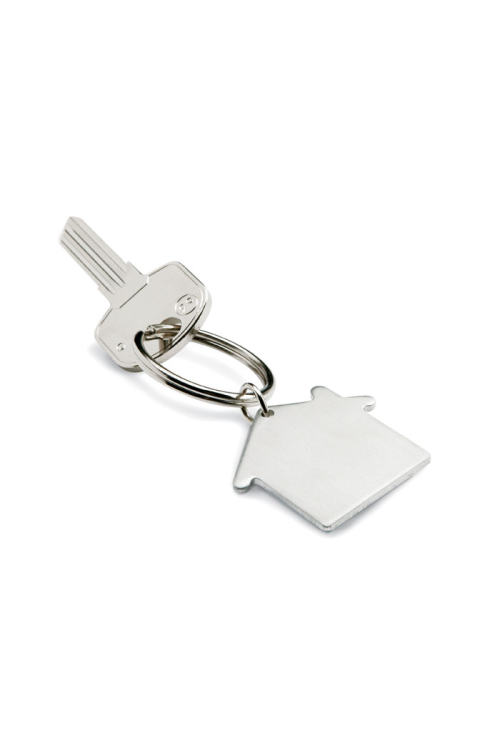 Porte clés métal maison
