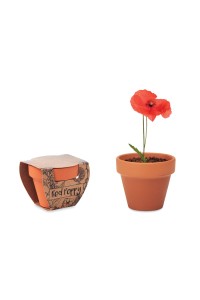 Pot graines de coquelicot