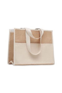 Sac shopping en toile et jute