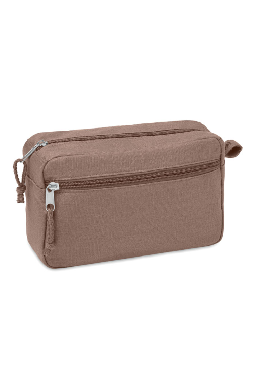 Trousse de toilette en chanvre