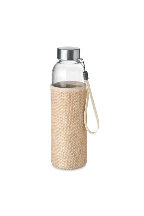 Bouteille & housse en jute
