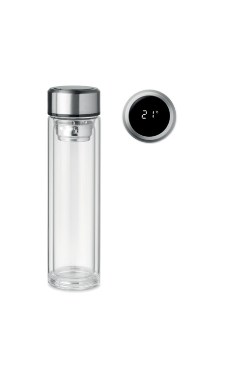 Bouteille verre double paroi