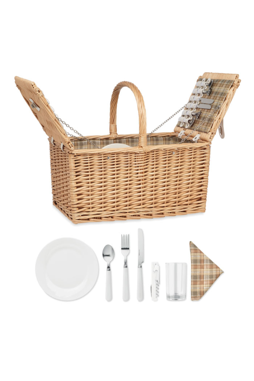 Panier pique-nique en osier 4