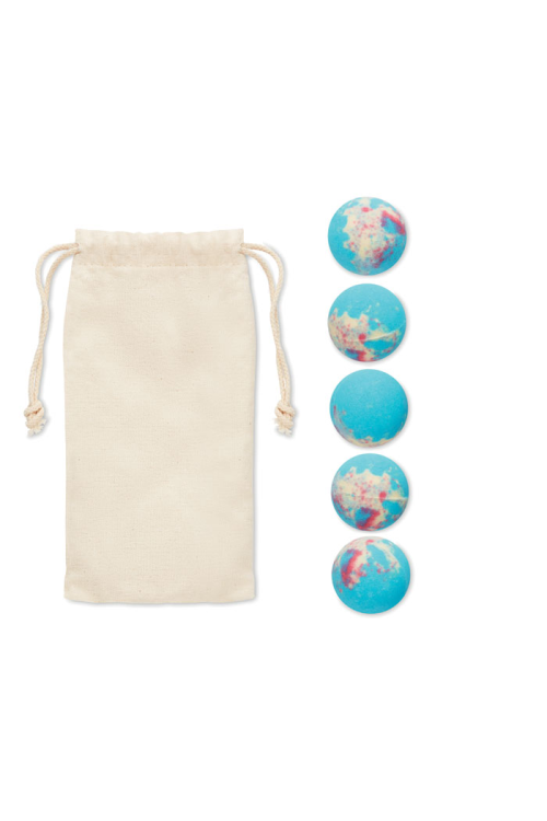 5 bombes de bain senteur marine