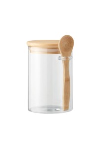 Bocal verre avec couvercle