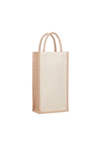 Sac en jute pour 2 bouteilles
