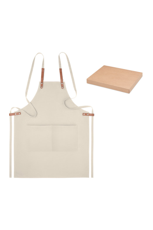Tablier coton orga. 340 gr/m².