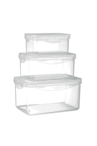 3 boîtes de conservation