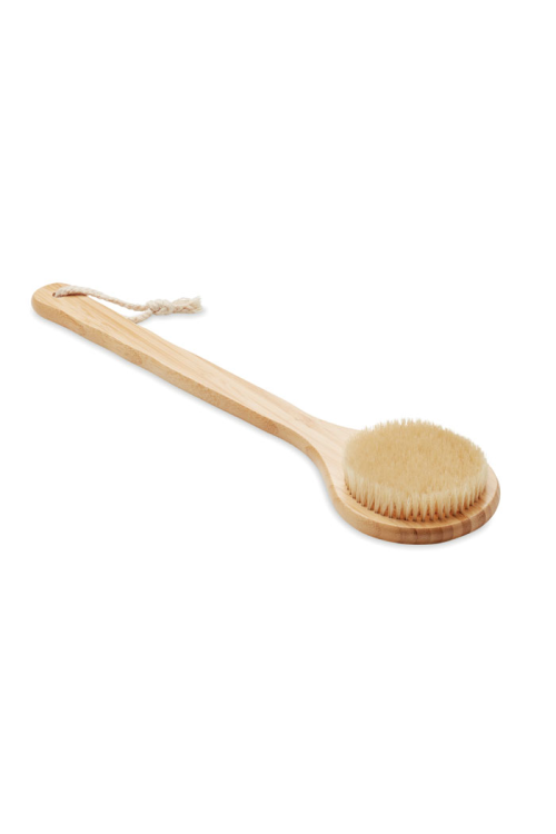 Brosse de bain en bambou
