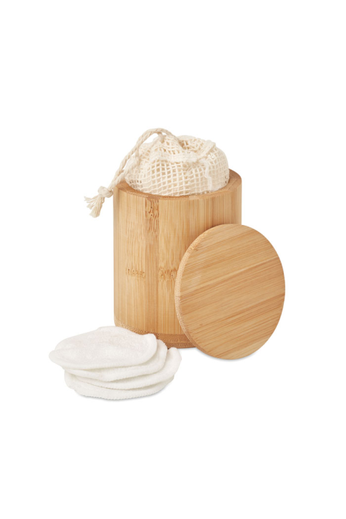 Set de pads en fibre de bambou