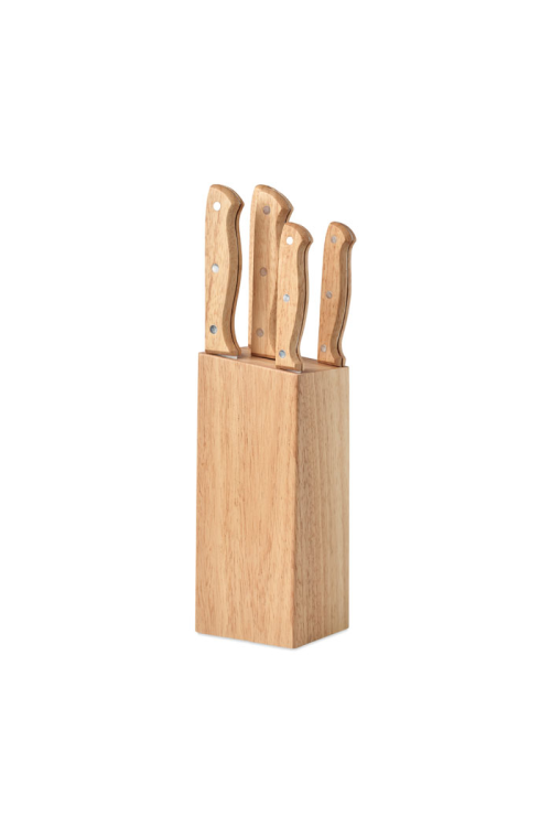 Set de 5 couteaux dans socle