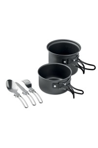 Casseroles camping et couverts